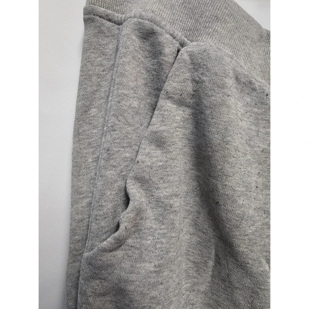 J Crew Men's Authentic Fleece Jogger Sweatpants Size Large Gray Drawstring Comfy